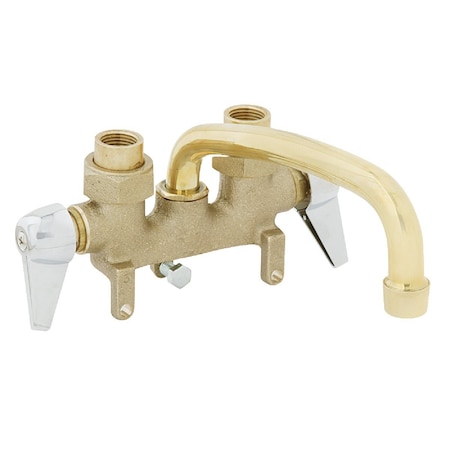 B & K Chrome-Plated Handles 3-3/8 In. Center Distance Rough Brass Laundry Faucet 125-001